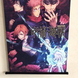 Jujutsu Kaisen Anime Wall Scroll Poster 